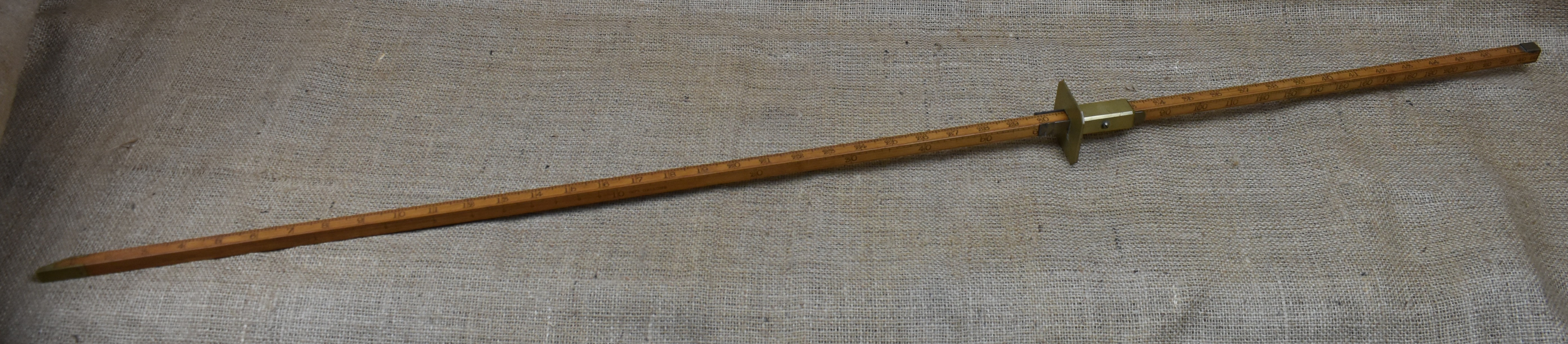 Barthes Roberts Ltd, London, 48" Bung Rod, for Imperial Area and Imperial Gallons.